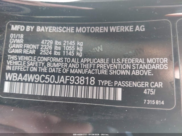 WBA4W9C50JAF93818 BMW 440i Xdrive