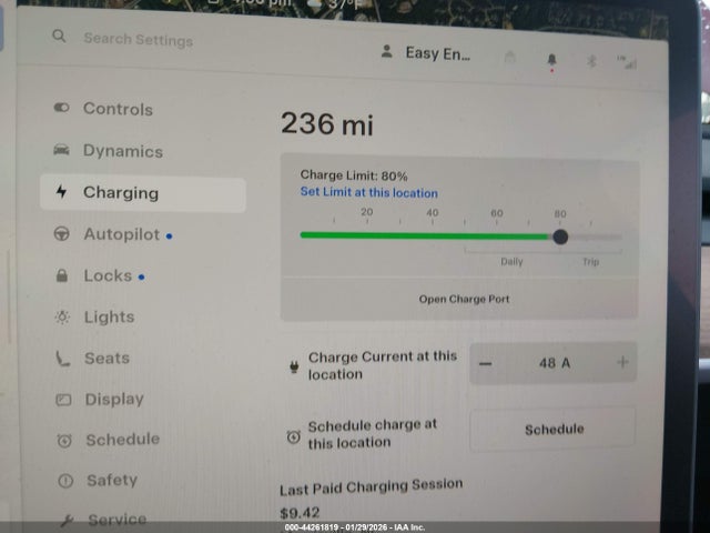 Продаж на аукціоні авто 2025 Tesla Model Y Long Range Dual Motor Rear-wheel Drive, vin: 7SAYGDED5SA371970, номер лоту: 44261819
