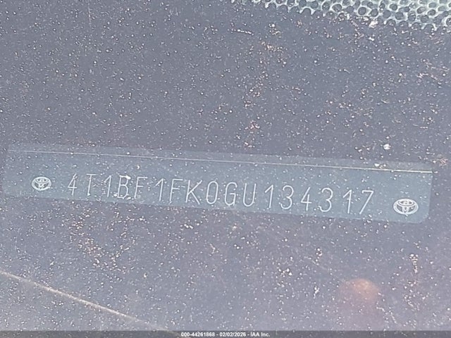 4T1BF1FK0GU134317 Toyota CAMRY SE