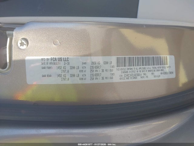 Aukcja sprzedaży 2018 Chrysler Pacifica Hybrid Limited, vin: 2C4RC1N72JR236814, numer aukcji: 44261877