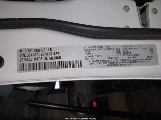 2022 JEEP COMPASS 3C4NJDCB8NT201839 Photo 8