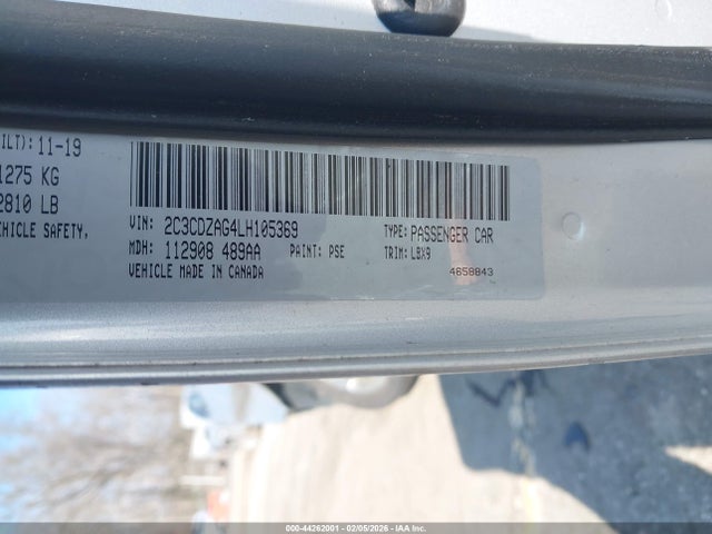 2020 DODGE CHALLENGER 2C3CDZAG4LH105369 Photo 8