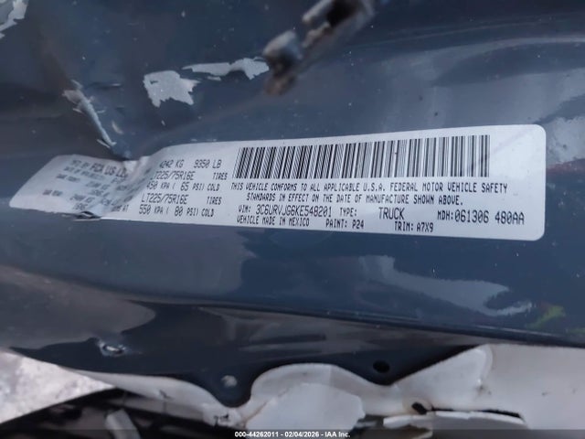 Продаж на аукціоні авто 2019 Ram Promaster 3500 Cargo Van High Roof 159 Wb Ext, vin: 3C6URVJG6KE548201, номер лоту: 44262011
