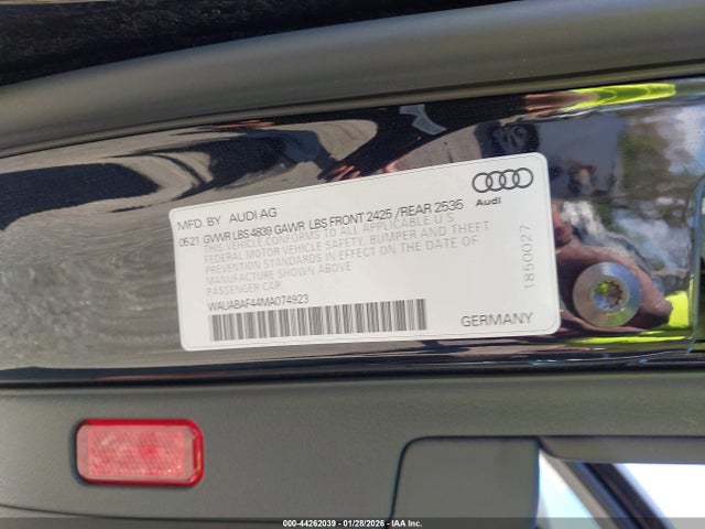 2021 AUDI A4 WAUABAF44MA074923 Photo 8
