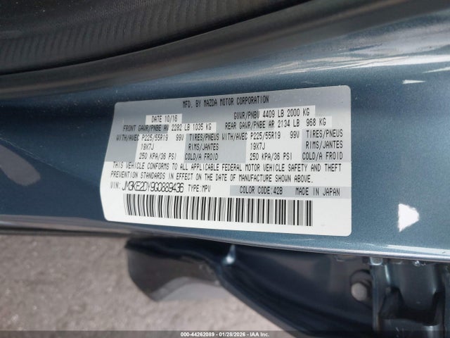 JM3KE2DY9G0889436 Mazda Cx-5 Grand Touring