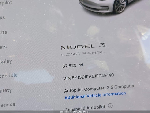Tesla Model 3 Long Range/mid Range 2018 5YJ3E1EA5JF049140 Image 15