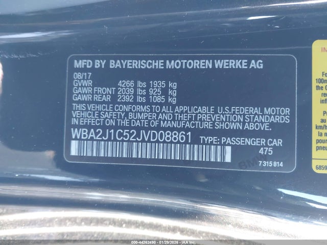 2018 BMW 230I WBA2J1C52JVD08861 Photo 8