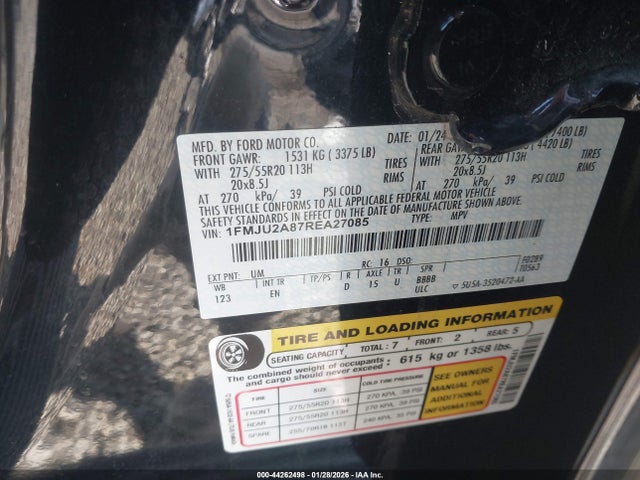 1FMJU2A87REA27085 Ford Expedition Limited