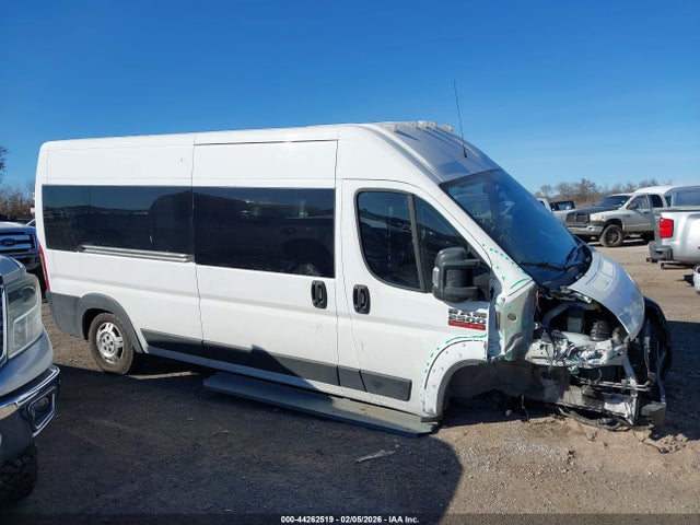 Aukcja sprzedaży 2021 Ram Promaster 2500 Window Van High Roof 159 Wb, vin: 3C6LRVPG3ME538683, numer aukcji: 44262519