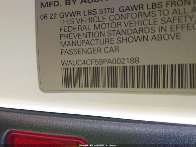 2023 AUDI S5 SPORTBACK WAUC4CF59PA002188 Photo 8