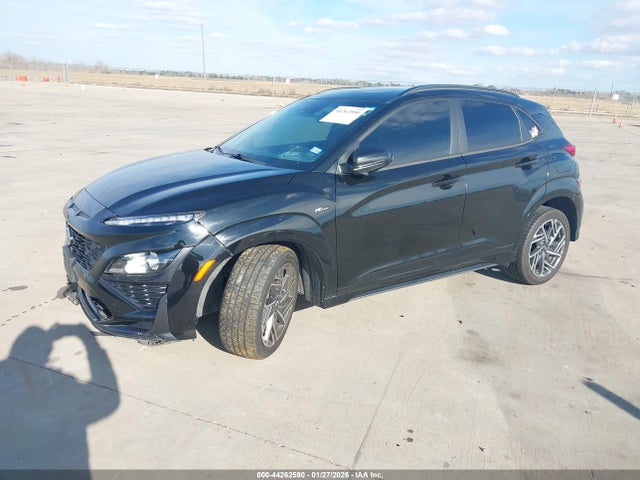 2022 Hyundai Kona N Line მანქანა იყიდება აუქციონზე, vin: KM8K3CA34NU869853, აუქციონის ნომერი: 44262590