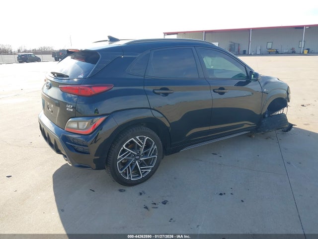 2022 Hyundai Kona N Line მანქანა იყიდება აუქციონზე, vin: KM8K3CA34NU869853, აუქციონის ნომერი: 44262590