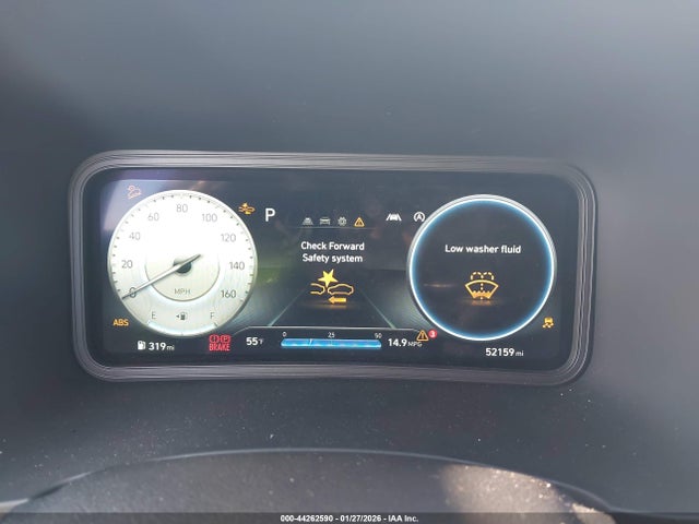 2022 Hyundai Kona N Line მანქანა იყიდება აუქციონზე, vin: KM8K3CA34NU869853, აუქციონის ნომერი: 44262590
