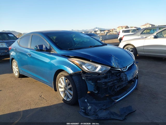 KMHDH4AE9FU277674 Hyundai ELANTRA SE