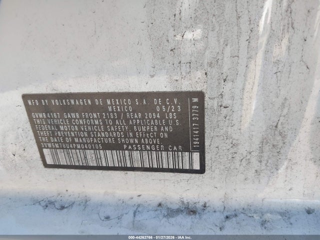 3VW5M7BU4PM040105 Volkswagen Jetta 1.5t S