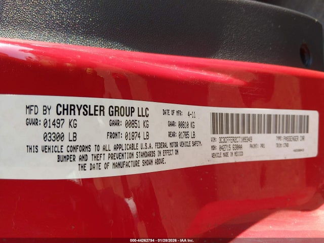 2012 FIAT 500C 3C3CFFER2CT109349 Photo 8