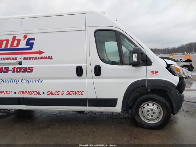 44262800 :رقم المزاد ، 3C6LRVDG2PE524976 vin ، 2023 Ram Promaster 2500 High Roof 159 Wb مزاد بيع