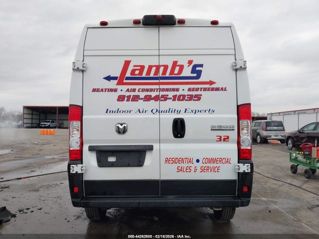 44262800 :رقم المزاد ، 3C6LRVDG2PE524976 vin ، 2023 Ram Promaster 2500 High Roof 159 Wb مزاد بيع