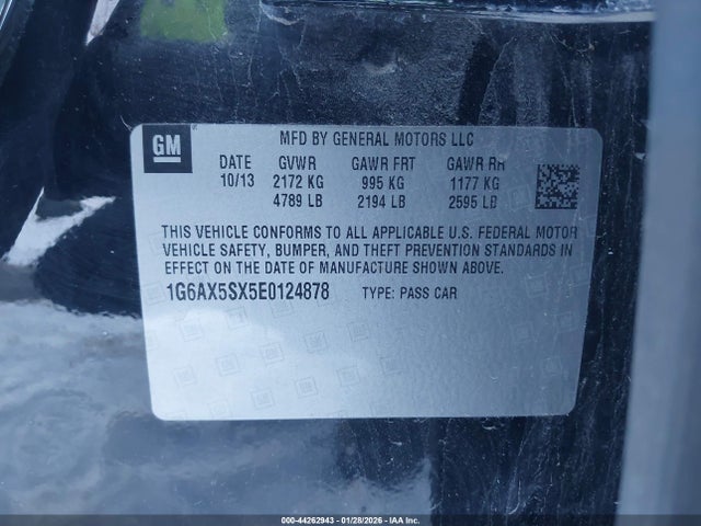 2014 CADILLAC CTS 1G6AX5SX5E0124878 Photo 8