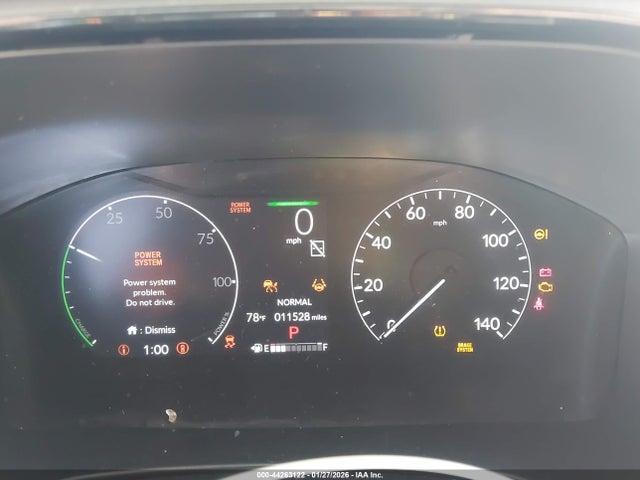 44263122 :رقم المزاد ، 5J6RS5H83SL009943 vin ، 2025 Honda Cr-v Hybrid Sport-l مزاد بيع