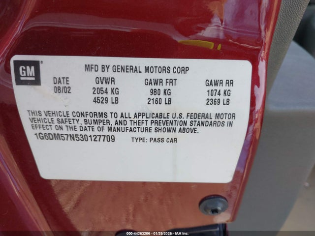 2003 CADILLAC CTS 1G6DM57N530127709 Photo 8