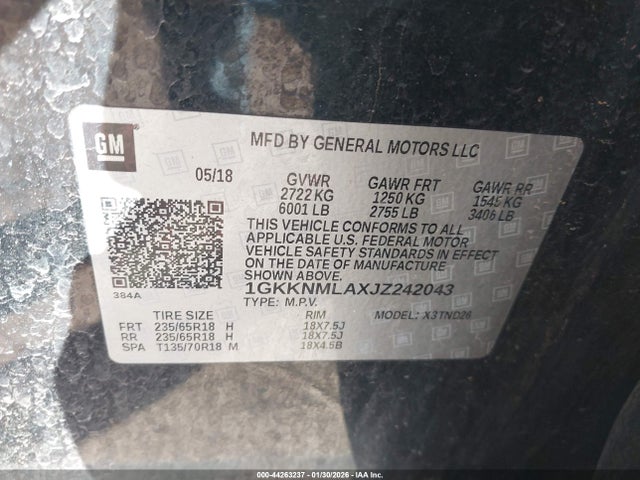 2018 GMC ACADIA 1GKKNMLAXJZ242043 Photo 8