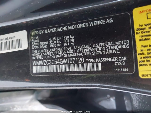 2016 MINI COUNTRYMAN WMWZC3C54GWT07120 Photo 8