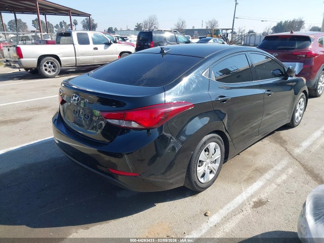 KMHDH4AEXGU530986 Hyundai ELANTRA SE