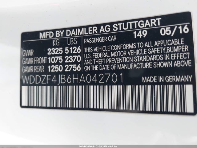 2017 MERCEDES-BENZ E 300 WDDZF4JB6HA042701 Photo 8