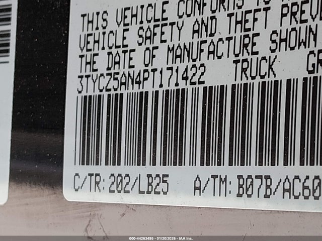 3TYCZ5AN4PT171422 Toyota Tacoma Trd Pro