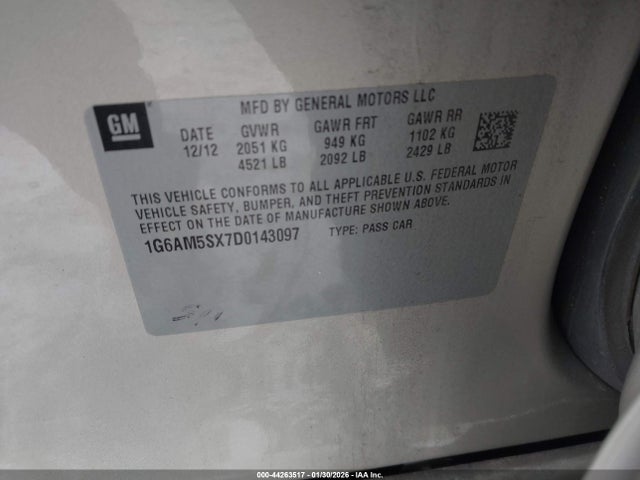 2013 CADILLAC ATS 1G6AM5SX7D0143097 Photo 8