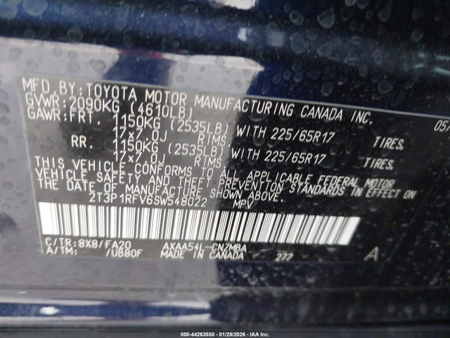 Toyota Rav4 Xle 2025 2T3P1RFV6SW548022 Image 9