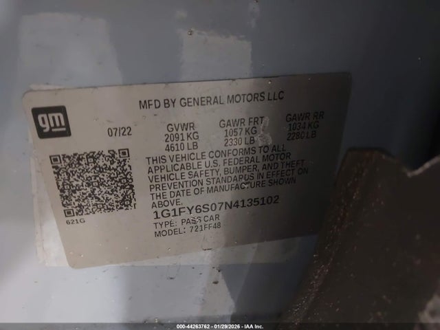 2022 CHEVROLET BOLT EUV 1G1FY6S07N4135102 Photo 8