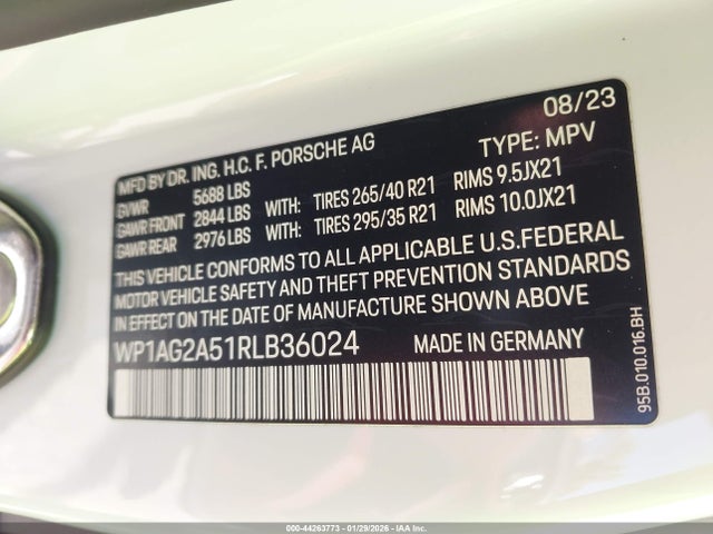 2024 PORSCHE MACAN WP1AG2A51RLB36024 Photo 8