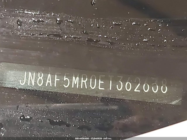 44263840 :رقم المزاد ، JN8AF5MR0ET362638 vin ، 2014 Nissan Juke Nismo مزاد بيع