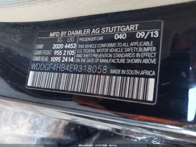 Mercedes-Benz C 250 Sport 2014 WDDGF4HB4ER318058 Image 9