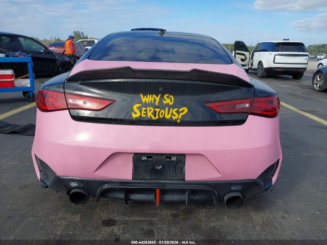 Продаж на аукціоні авто 2018 Infiniti Q60 3.0t Sport, vin: JN1EV7EL2JM390745, номер лоту: 44263985
