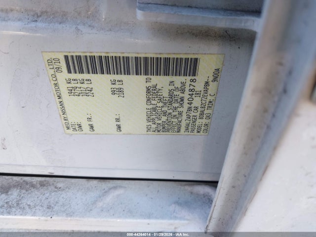 2011 NISSAN ALTIMA 1N4AL2AP7BN404878 Photo 8