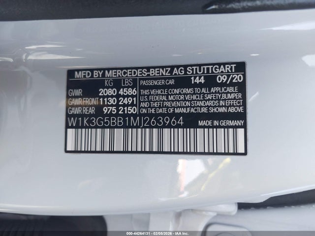 2021 MERCEDES-BENZ AMG A 35 W1K3G5BB1MJ263964 Photo 8