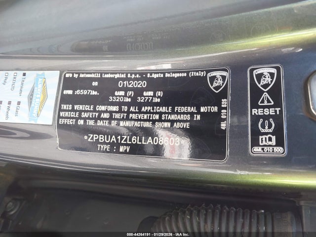 2020 LAMBORGHINI URUS ZPBUA1ZL6LLA08603 Photo 8