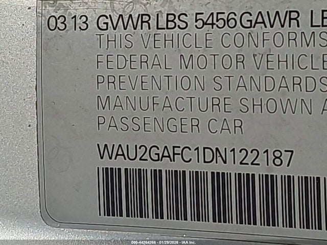 2013 AUDI A7 WAU2GAFC1DN122187 Photo 8