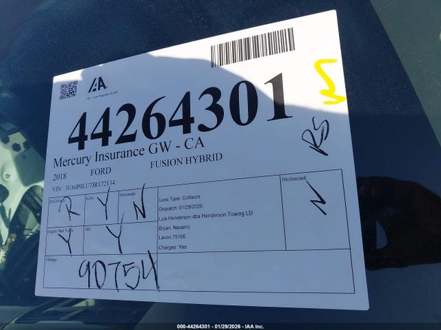 Ford Fusion Hybrid Se 2018 3FA6P0LU7JR172134 Image 18
