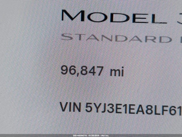 Продаж на аукціоні авто 2020 Tesla Model 3, vin: 5YJ3E1EA8LF614855, номер лоту: 44264316