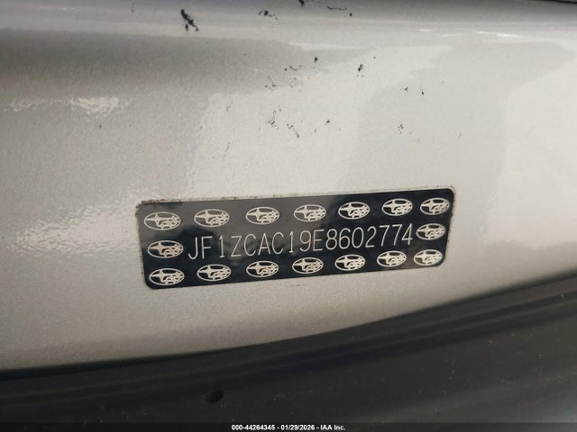 44264345 :رقم المزاد ، JF1ZCAC19E8602774 vin ، 2014 Subaru Brz Limited مزاد بيع