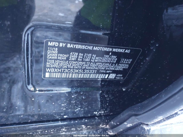 2019 BMW X1 WBXHT3C53K5L35331 Photo 8