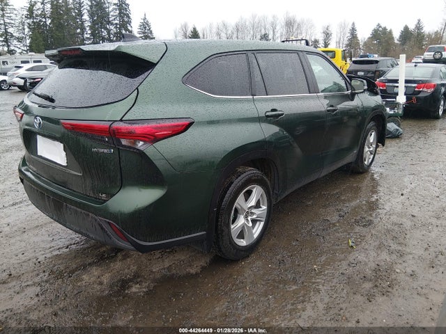 5TDBBRCH4PS564654 Toyota Highlander Hybrid Le