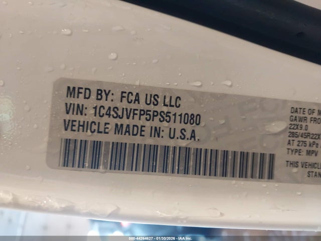2023 JEEP GRAND WAGONEER 1C4SJVFP5PS511080 Photo 8