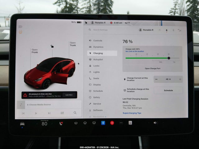 5YJYGDEF1LF002221 Tesla Model Y Long Range Dual Motor All-wheel Drive/performance Dual Motor All-wheel Drive