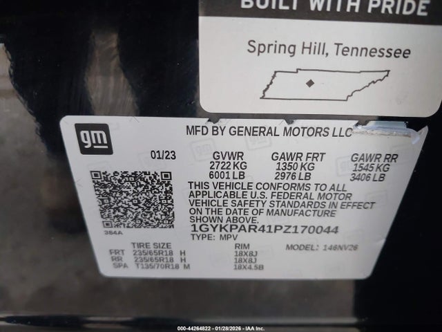 2023 CADILLAC XT6 1GYKPAR41PZ170044 Photo 8