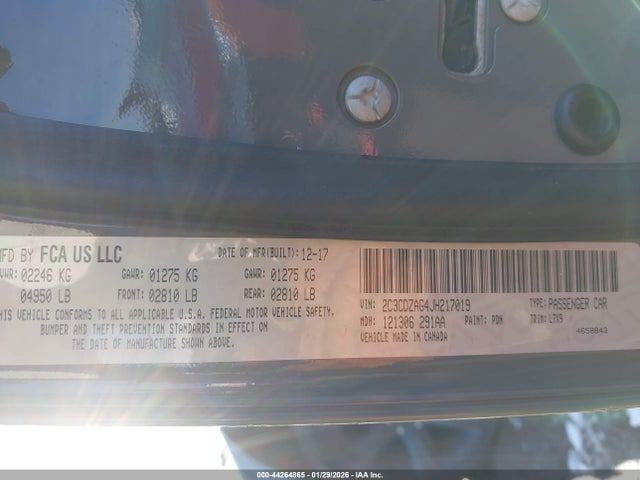 2018 DODGE CHALLENGER 2C3CDZAG4JH217019 Photo 8